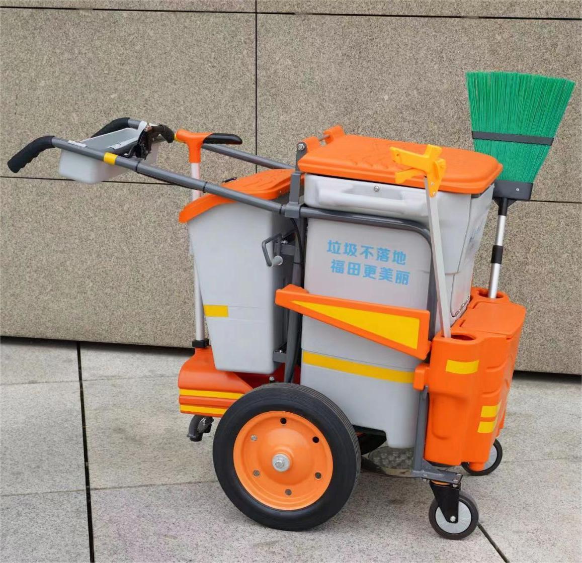 Hand Push Cleaning cart