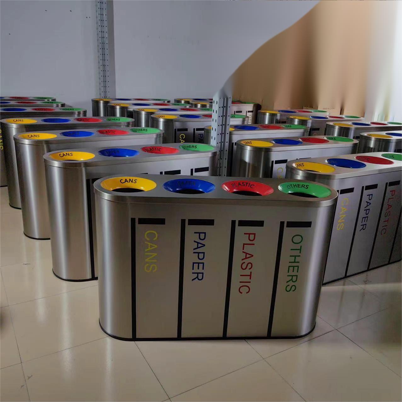 4 Compartment Stainless Steel Bin