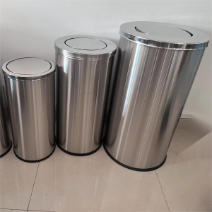 Swing bin from large to small